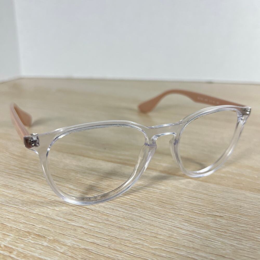 Ray-Ban RB7046 5953 Clear Round Pink Eyeglasses 51-18-140 FRAMES ONLY